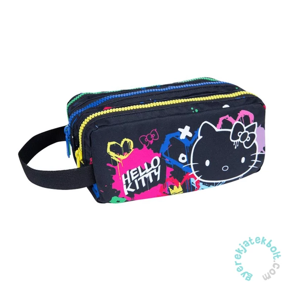 Coolpack - Primus 3 emeletes tolltartó - Hello Kitty - Black Neon (F060034)