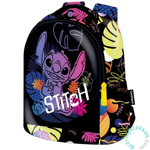 Coolpack - Puppy ovis hátizsák - Disney Fashion - Stitch - Black (F125886)