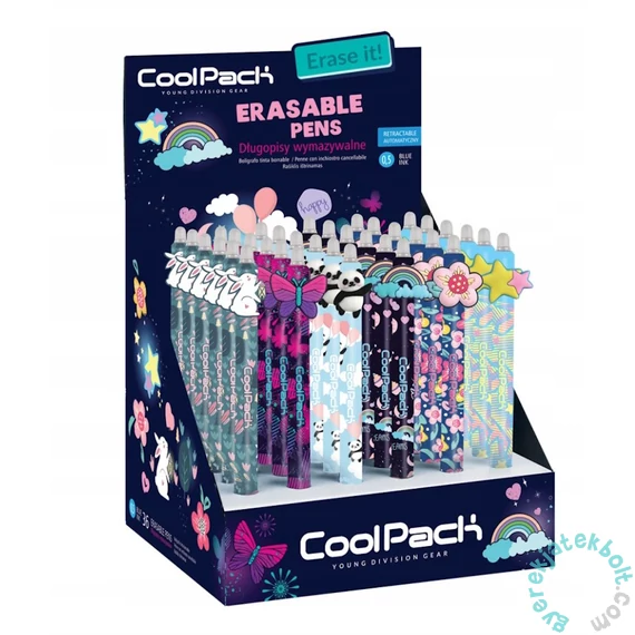 Coolpack - Radírozható golyóstoll - hatféle (02664CP)