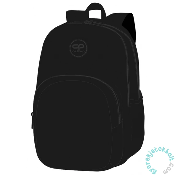 Coolpack - Rider hátizsák, iskolatáska - 2 rekeszes - Black (F109957)