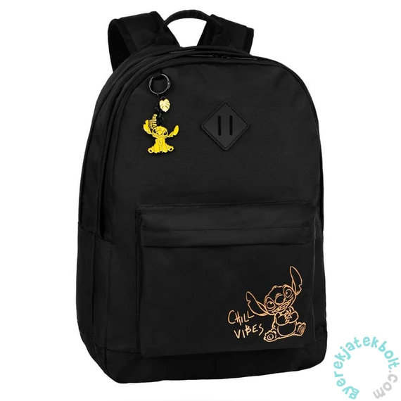 Coolpack - Scout Pro iskolatáska, hátizsák - 2 rekeszes - Stitch - Black - Yellow (F096956)