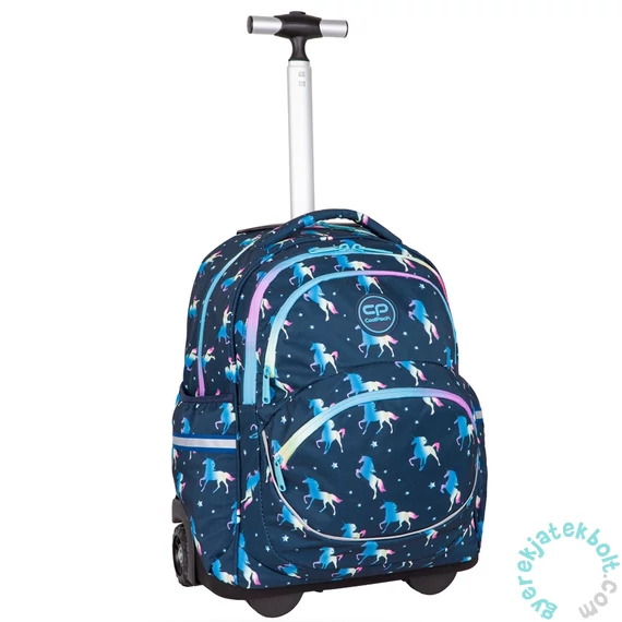 Coolpack - Starr gurulós iskolatáska, hátizsák - 3 rekeszes - Blue Unicorn