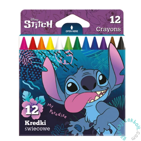 Coolpack - Stitch 12 színű zsírkréta (54809PTR)