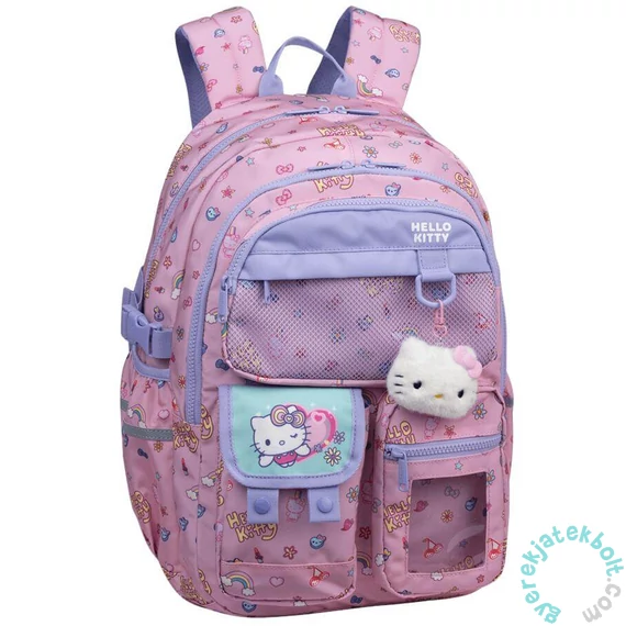 Coolpack - Sully ergonomikus iskolatás, hátizsák - 2 rekeszes - Hello Kitty - Pink (F154025)