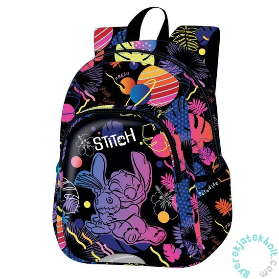 Coolpack - Toby ovis hátizsák - 1 rekeszes - Disney Fashion - Stitch - Black (F023886)