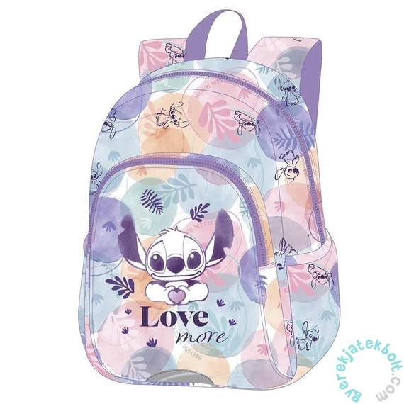 Coolpack - Toby ovis hátizsák - 1 rekeszes - Disney Fashion - Stitch - Love more (F023885)