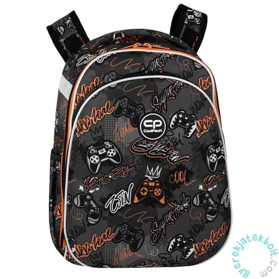 Coolpack - Turtle iskolatáska, hátizsák - 2 rekeszes - Gamer (F015827)