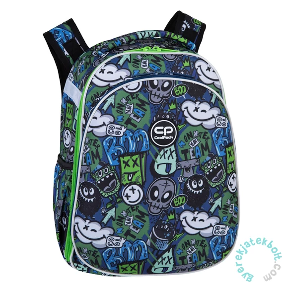 Coolpack - Turtle iskolatáska, hátizsák - 2 rekeszes - Monster Team (F015824)