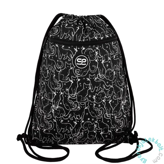 Coolpack - Vert zsinóros hátizsák, tornazsák - Black Cats (F070894)