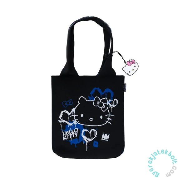Coolpack - Wovem bevásárlótáska - Hello Kitty - Black Neon (F148034)
