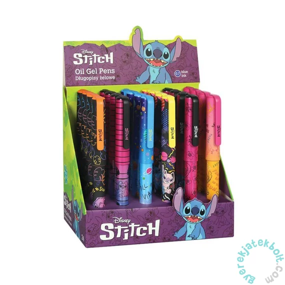 Coolpack - Zselés toll - Disney Stitch - Black- hatféle (91361PTR)