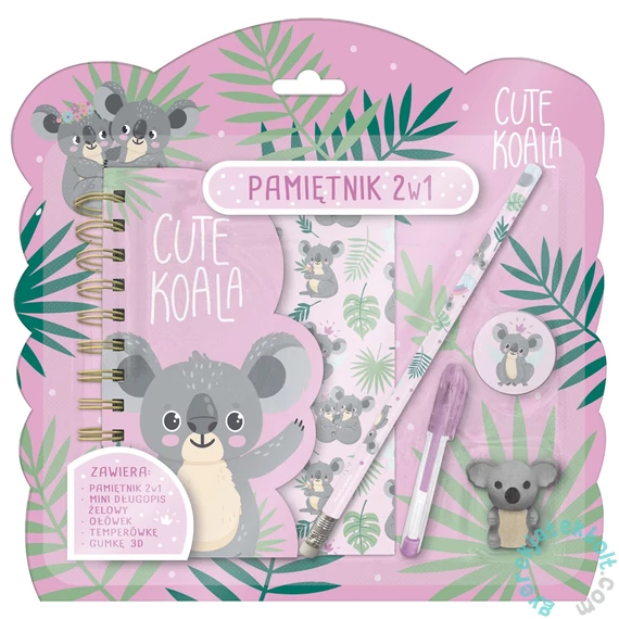 Koalás kulcsos napló szett (PK2W1KOA10)
