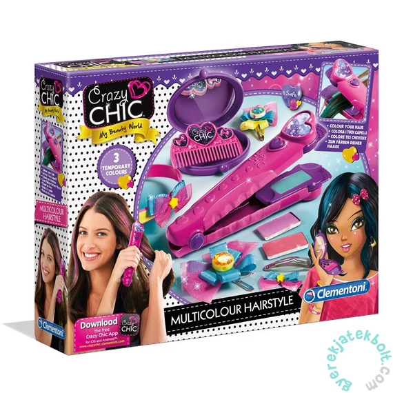 Clementoni - Crazy Chic - Multicolour Hairstyle fodrász szalon (78519)