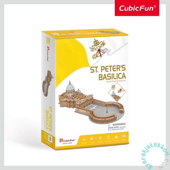 CubicFun C244 - Mini St.Peter's Basilica - 56 db-os 3D puzzle