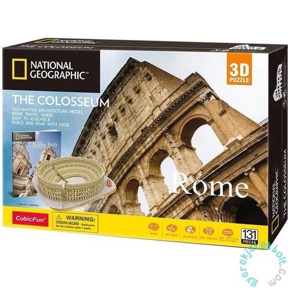 CubicFun DS0976 - National Geographic, Róma Colosseum - 131 db-os 3D puzzle