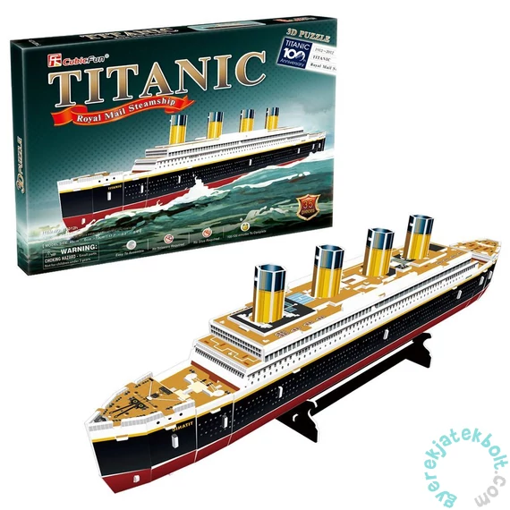 CubicFun T4012 - Mini Titanic - 35 db-os 3D puzzle