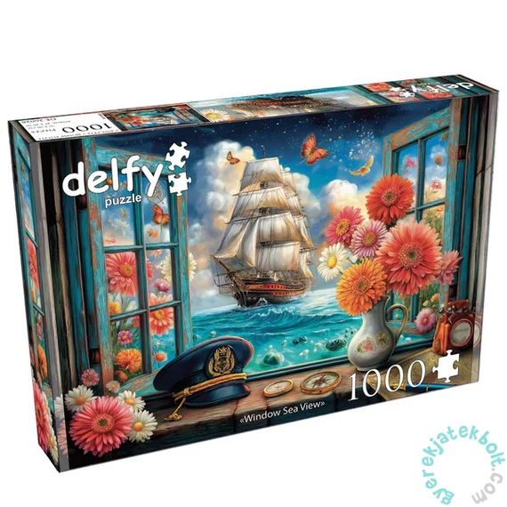 Delfy 1000 db-os puzzle - Window Sea View (DE-26028)