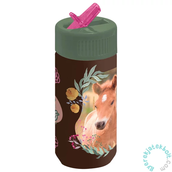 I love horses lovas tritán kulacs 400 ml - Virágok között