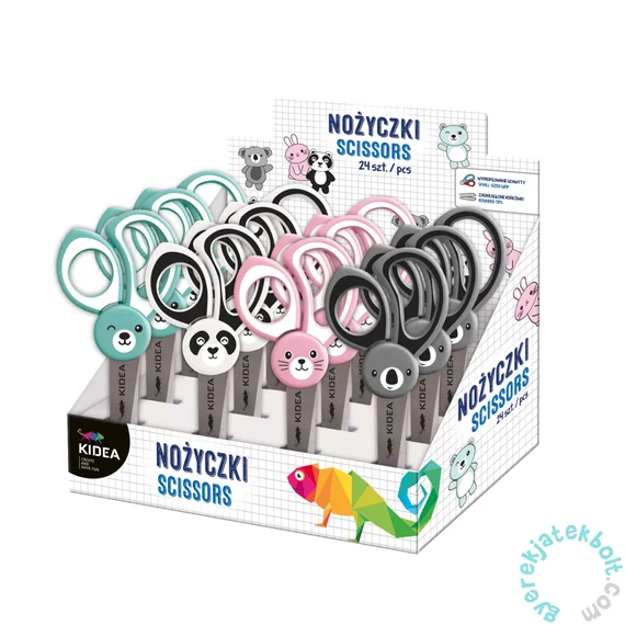 Derform - Kidea Állatos gyermekolló - négyféle (NOFKAD)