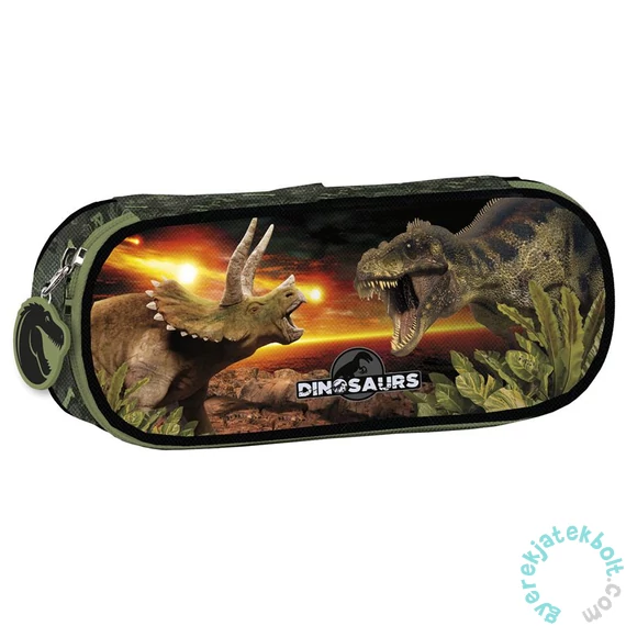 Derform - Dinoszauruszok ovális tolltartó - Battle (P1ADN18)