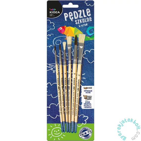 Derform - Kidea Ecset készlet 6 db-os (P6KA)