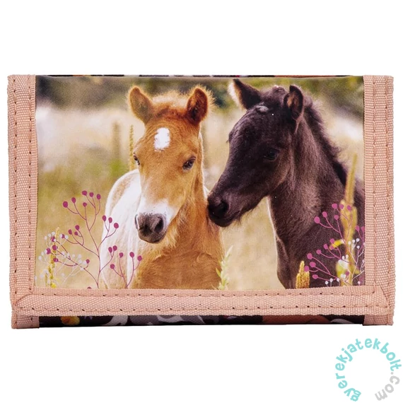 Derform - I love horses lovas pénztárca - Virágok között (PFKO24)