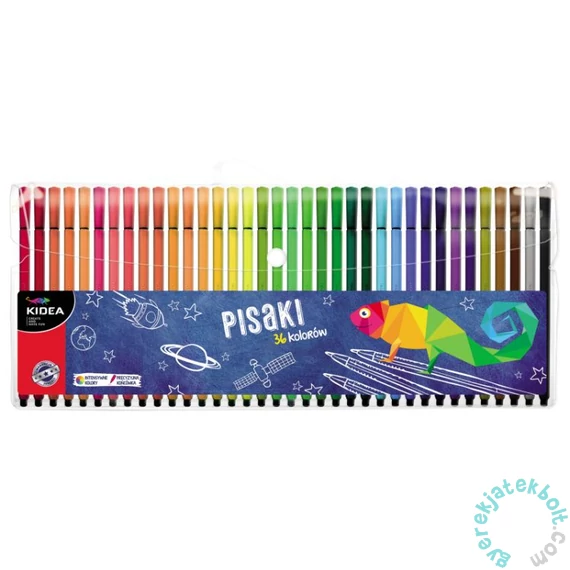 Kidea 36 színű filctoll készlet (PI36KA)