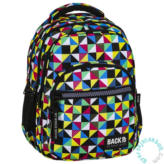 BackUp iskolatáska, hátizsák - 4 rekeszes - Kaleidoszkóp (PLB2M34)
