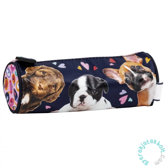 Derform - Cleo és Frank kutyás henger alakú tolltartó - Friendship (PTCF40)