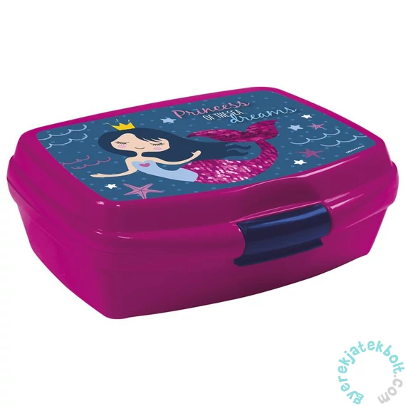 Hableány műanyag uzsonnás doboz - Princess of the sea (SSY10)