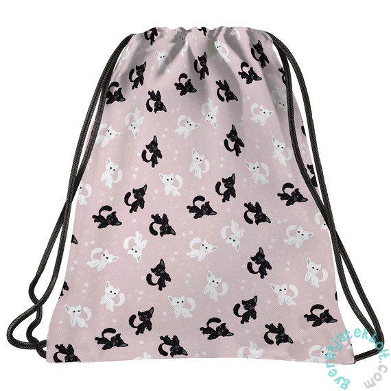 Derform - BackUp Cicás tornazsák - Fekete Fehér cica (WOB4A86)