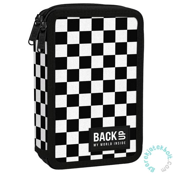 BackUp felszerelt emeletes tolltartó - Pepita (PB7DW94)