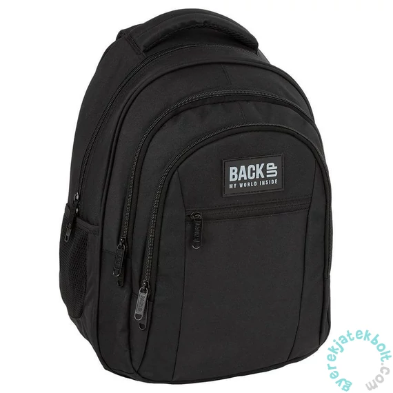 BackUp hátizsák - 3 rekeszes - Black (PLB8O56)