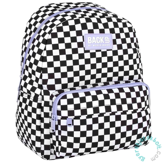 BackUp iskolatáska, hátizsák - 1 rekeszes - Pepita (PLB7C94)