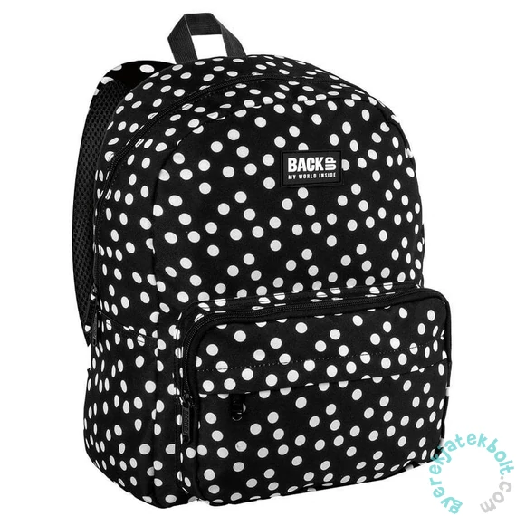 BackUp iskolatáska, hátizsák - 1 rekeszes - Retro Dots (PLB8C05)
