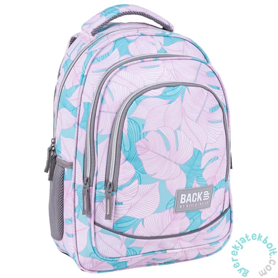 BackUp iskolatáska, hátizsák - 3 rekeszes - Levelek