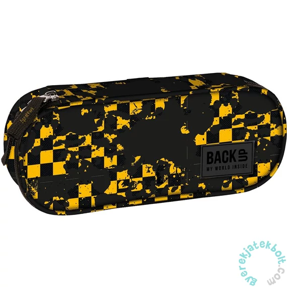 Derform - BackUp ovális tolltartó - Kockás (PB4A98)