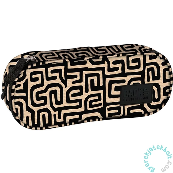 BackUp ovális tolltartó - Black and Gold (PB7A08)