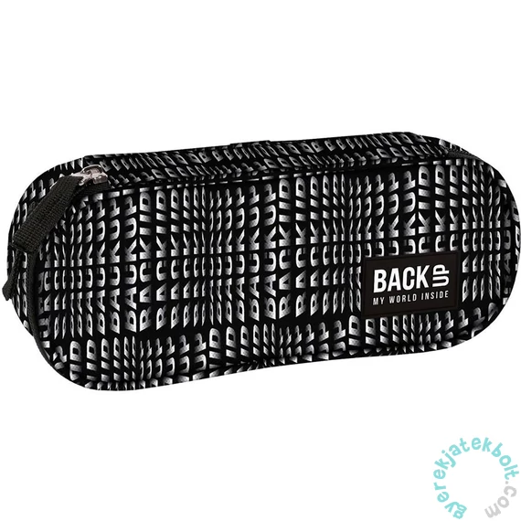 BackUp ovális tolltartó - Black and White (PB7A42)