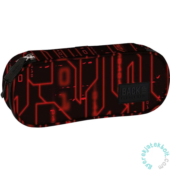 BackUp ovális tolltartó - Black, red (PB7A51)