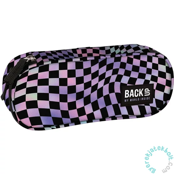 BackUp ovális tolltartó - Blue pepita (PB7A20)