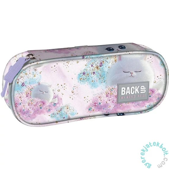 BackUp ovális tolltartó - Cicás (PB7A01)