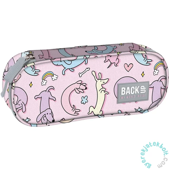 BackUp ovális tolltartó - Pink dog (PB7A06)