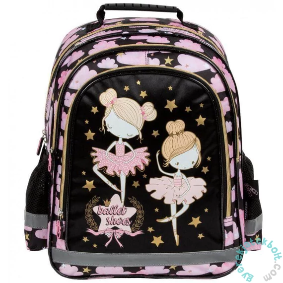 Balerina iskolatáska, hátizsák - Ballet shoes - pink