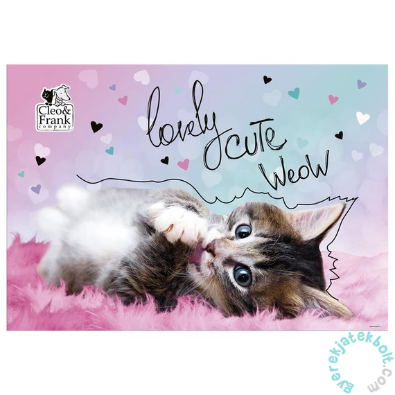 Cleo és Frank cicás asztali könyöklő - Lovely cute
