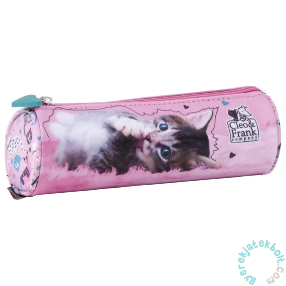 Cleo és Frank cicás henger alakú tolltartó - Lovely cute