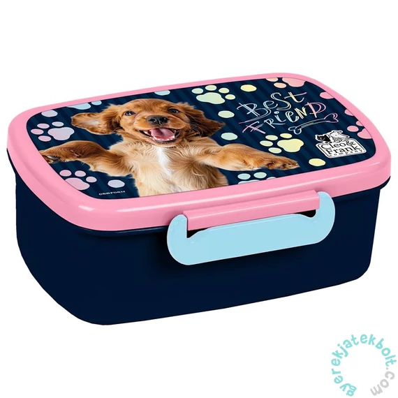 Cleo és Frank kutyás műanyag uzsonnás doboz - Best Friends (SACF44)