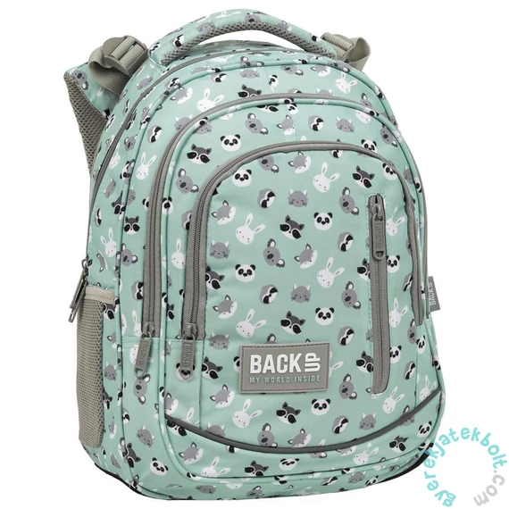 BackUp iskolatáska, hátizsák - 3 rekeszes - Animals - GROW WITH ME