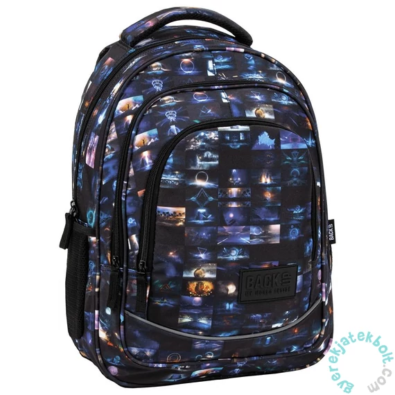 BackUp iskolatáska, hátizsák - 3 rekeszes - Montage