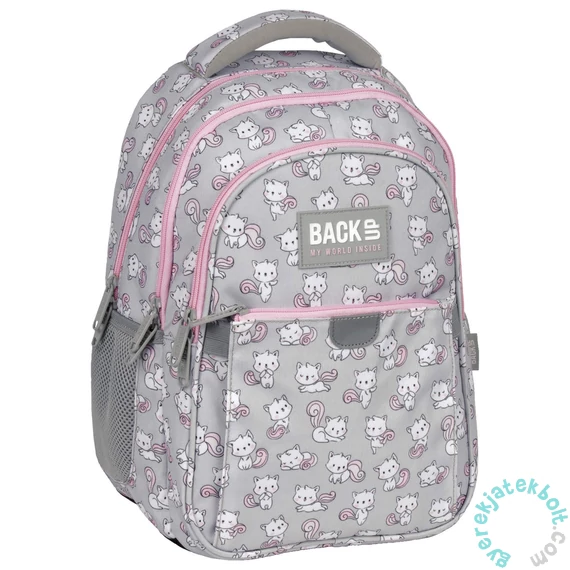 BackUp Cicás hátizsák - 3 rekeszes - Táncoló cicák